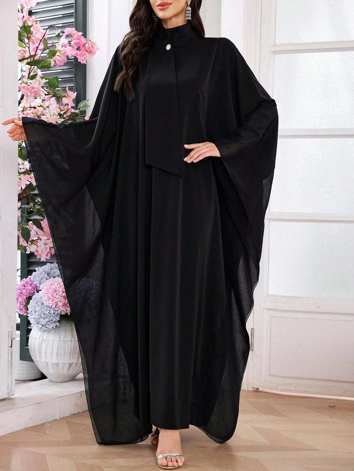 Al Najma Women'S Turkish Kaftan & Arabic Traditional Maxi Dress, Modest