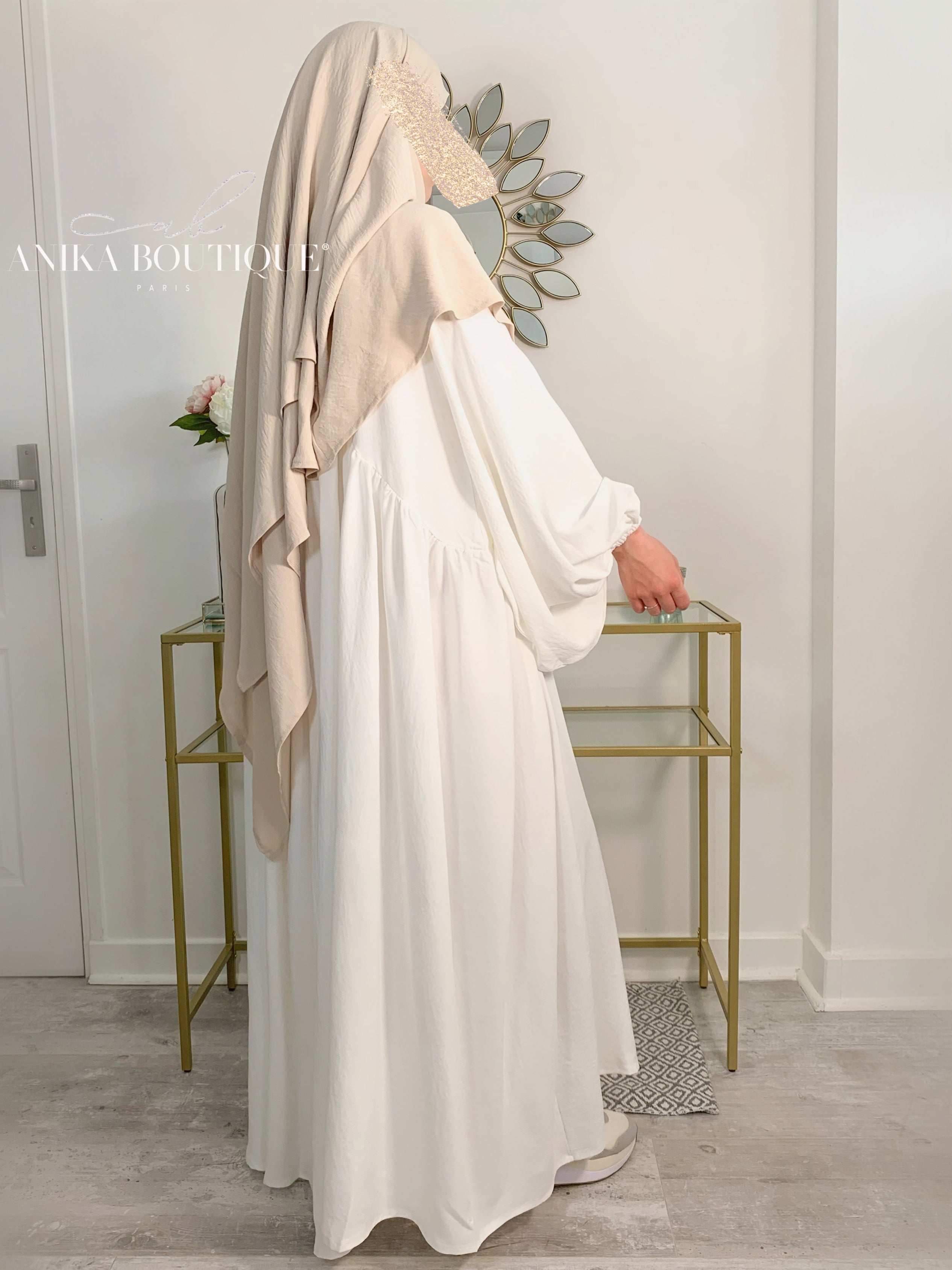 Abaya NOURA Manches Bouffantes