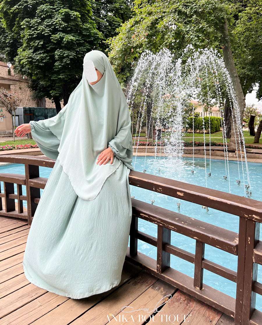 Abaya NOURA Manches Bouffantes