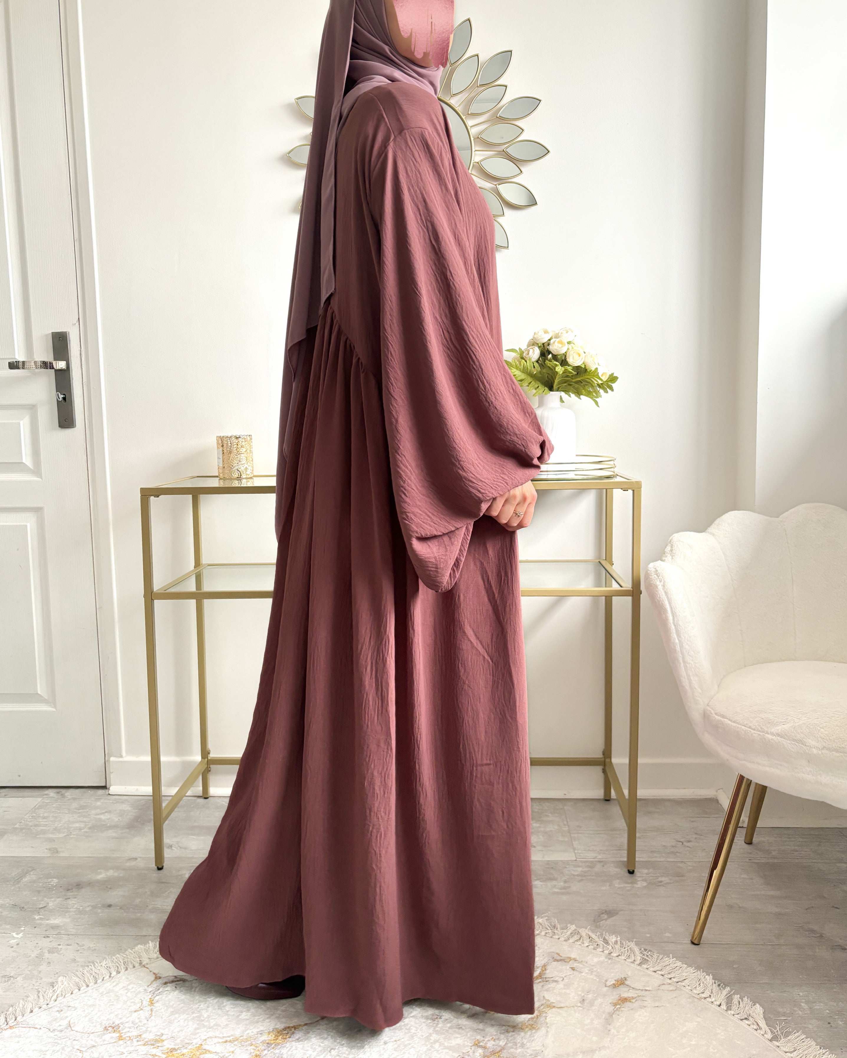 Abaya NOURA Manches Bouffantes