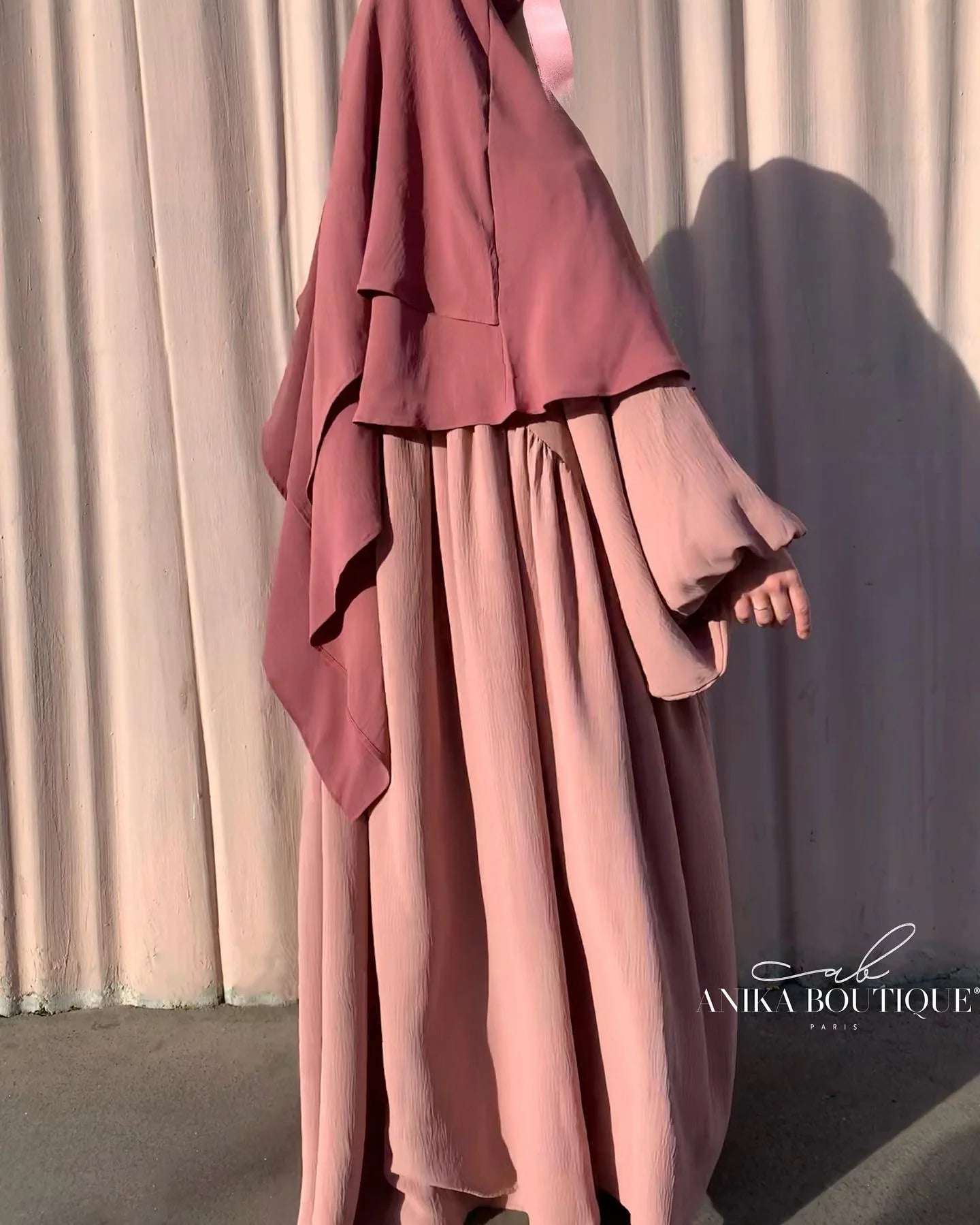 Abaya NOURA Manches Bouffantes