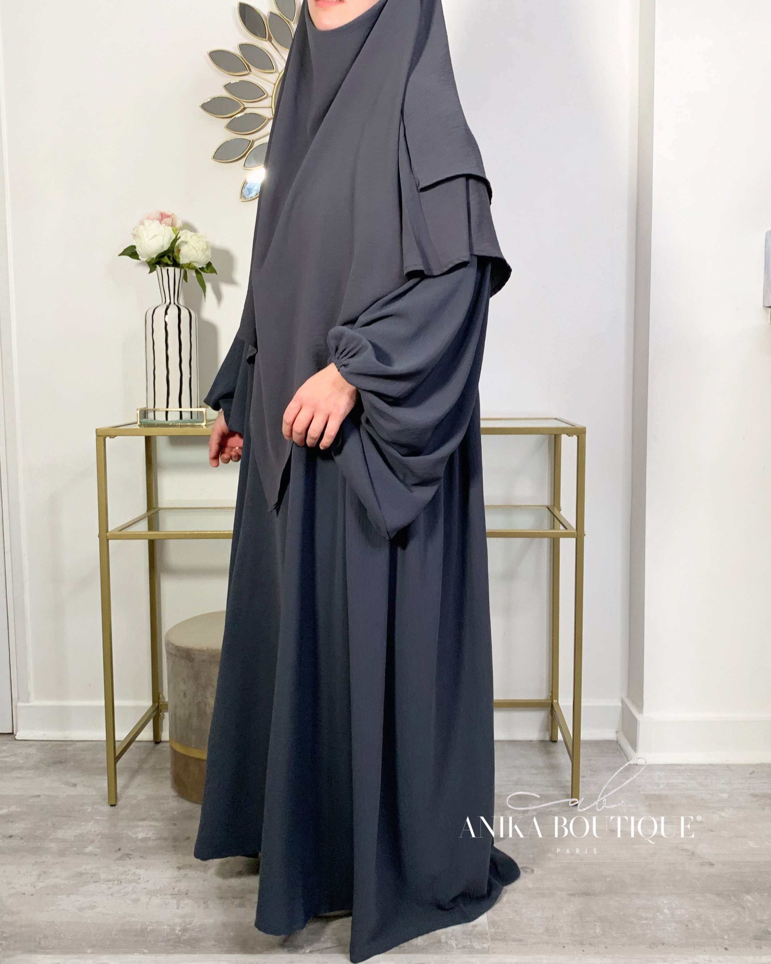 Abaya NOURA Manches Bouffantes