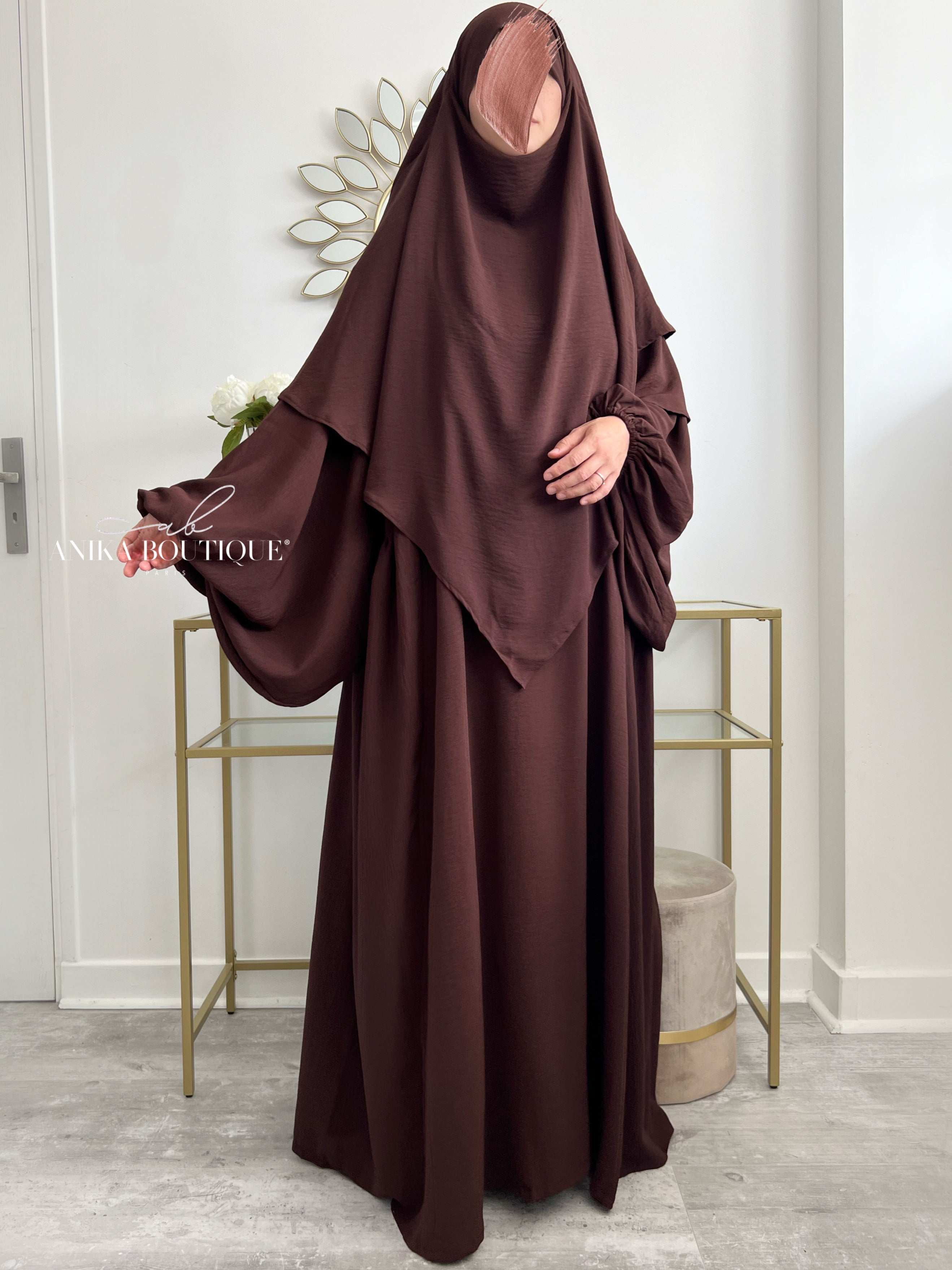 Abaya NOURA Manches Bouffantes