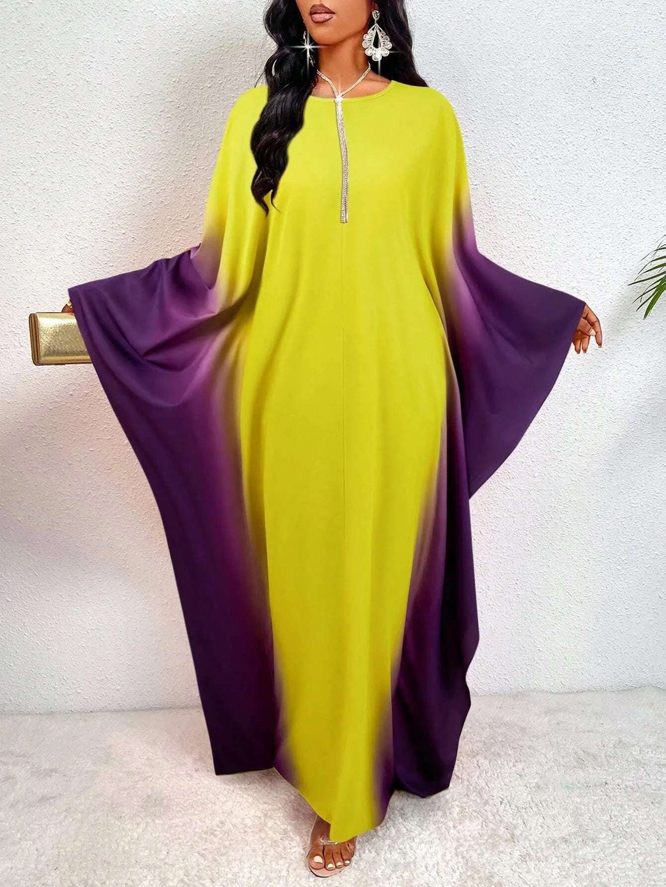 ZAYNAO SOLERSUN Women'S Gradient Loose Fit Dress SOLERSUN Women'S Gradient Loose Fit Dress
