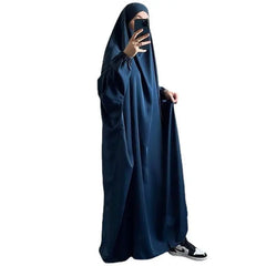 ZAYNAO Women Amazon Abaya Dubai Turkey One-piece Prayer Dress Abaya Dubai Turkey One-piece Prayer Dress